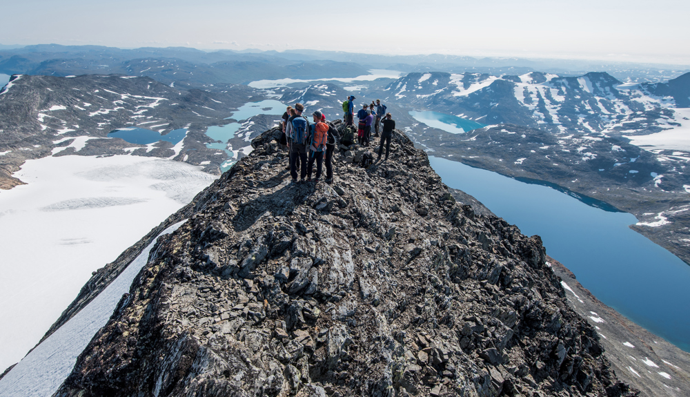 On Top Of The Uranostind Ridge